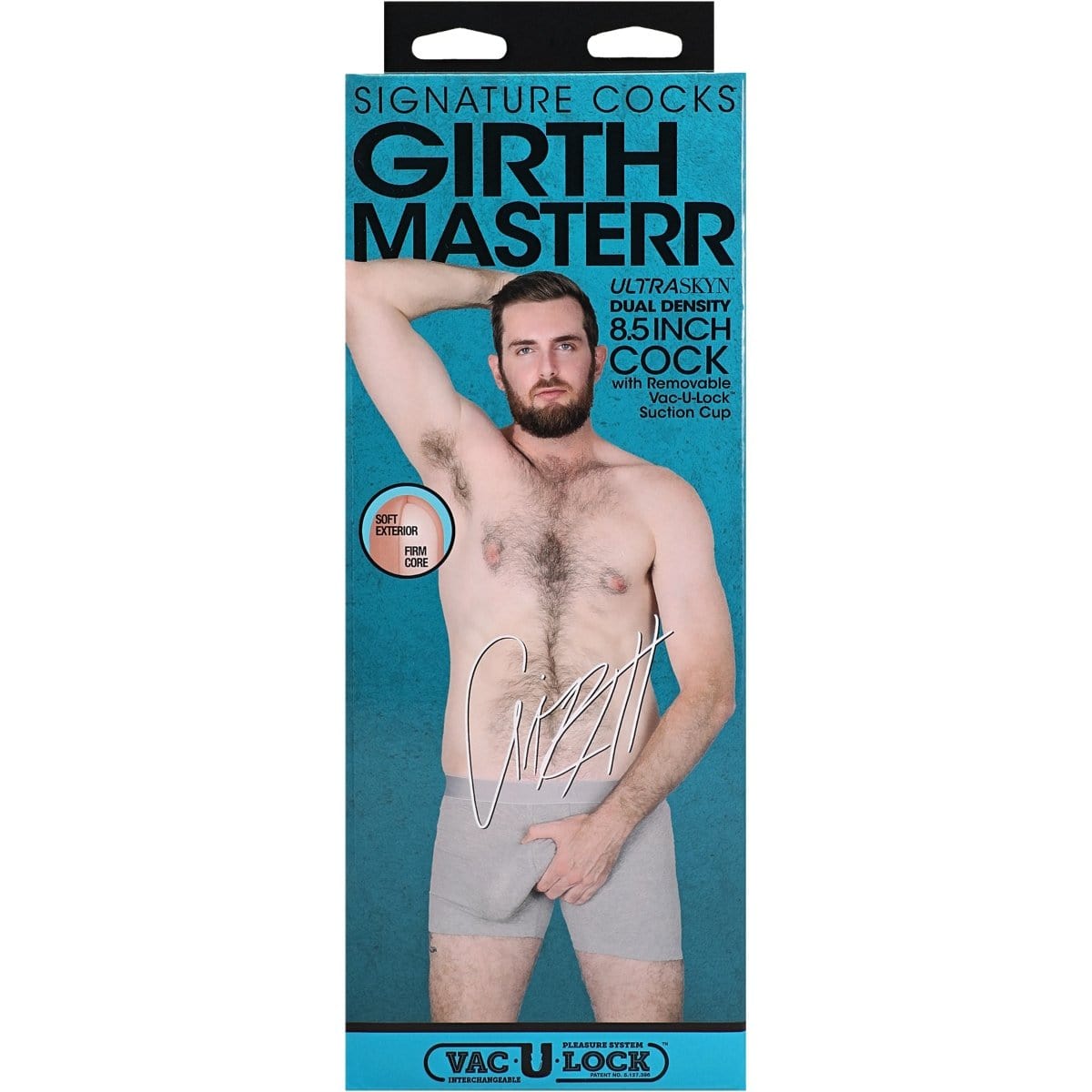 Doc Johnson - Girthmasterr ULTRASKYN Dildo with Removable Vac-U-Lock Suction Cup | 8.5 inches Doc Johnson - For Me To Love