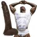 Doc Johnson Jason Luv Cock with Removable Vac-U-Lock suction cup Brown 10 inch Doc Johnson - For Me To Love