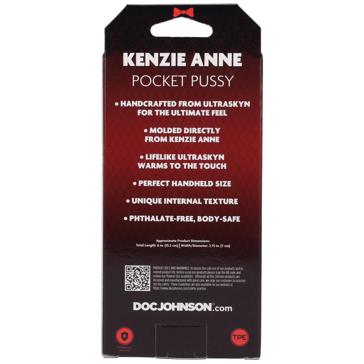 Doc Johnson - Signature Strokers Kenzie Anne Ultraskyn Pocket Pussy | Male Masturbator Doc Johnson - For Me To Love