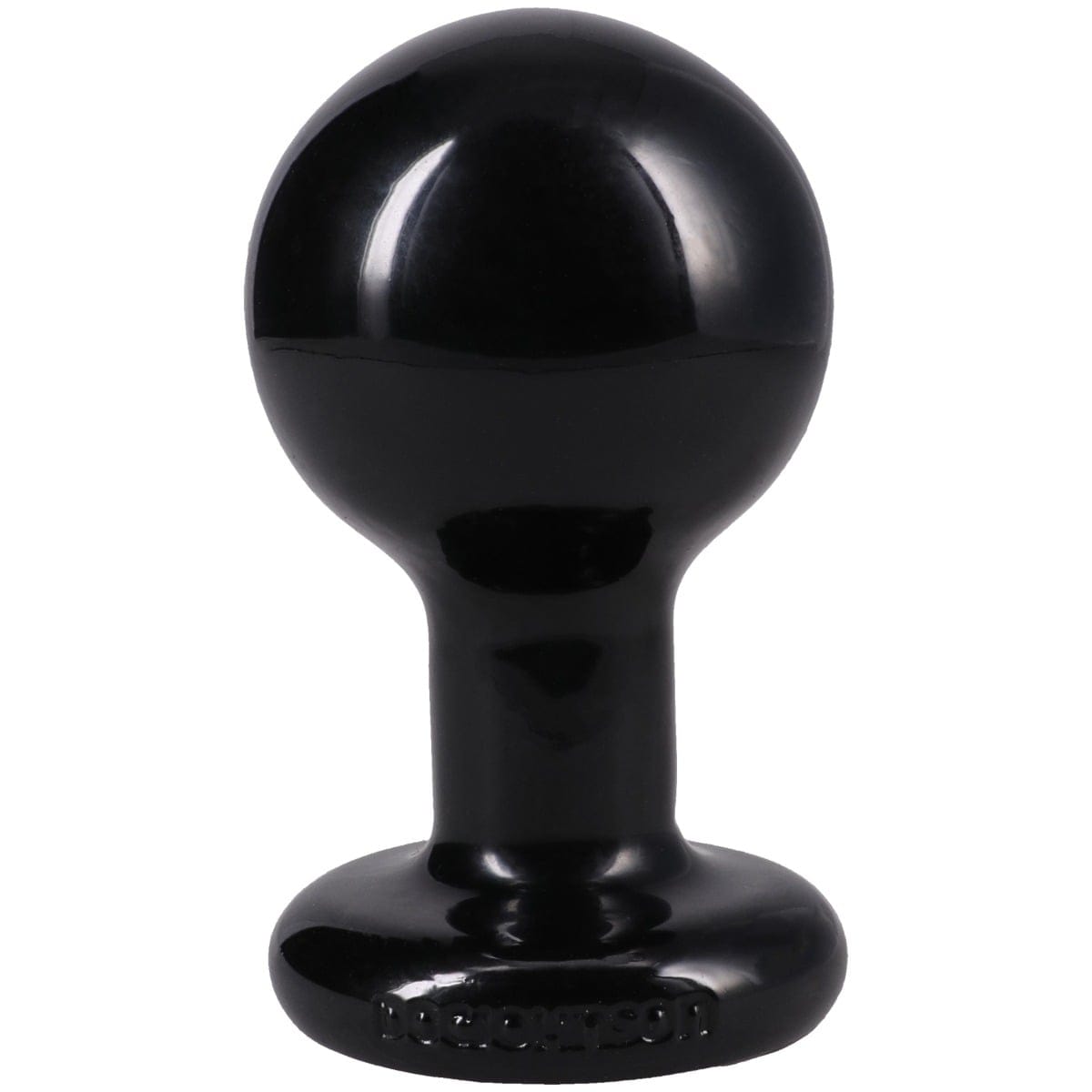 Doc Johnson - The Classic Round Tow Hitch Butt Plug Medium | Choice of Pink or Black Black Doc Johnson - For Me To Love