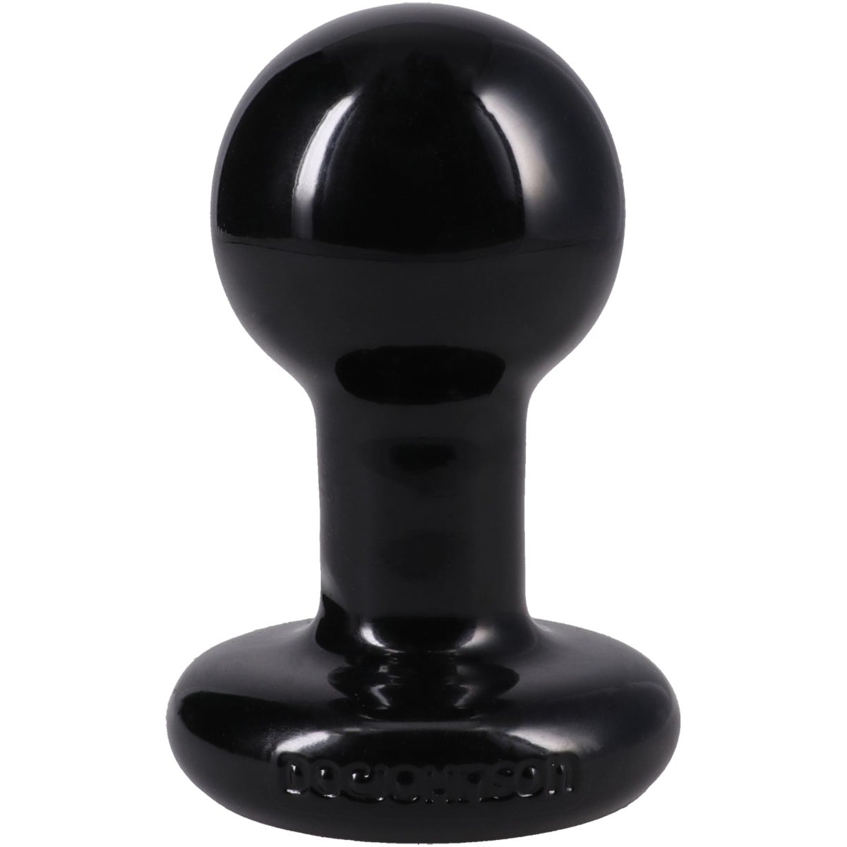 Doc Johnson - The Classic Round Tow Hitch Butt Plug Small | Choice of Pink or Black Black Doc Johnson - For Me To Love