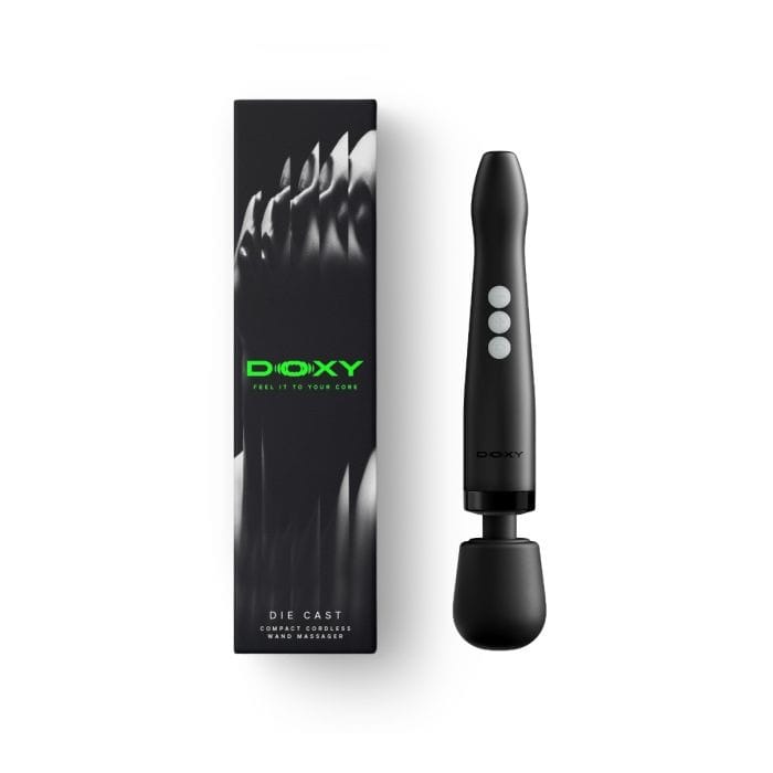Doxy 2.0 - Die Cast Compact Cordless Massage Wand | Black Doxy - For Me To Love