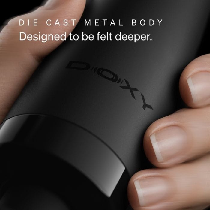 Doxy 2.0 - Die Cast Compact Cordless Massage Wand | Black Doxy - For Me To Love
