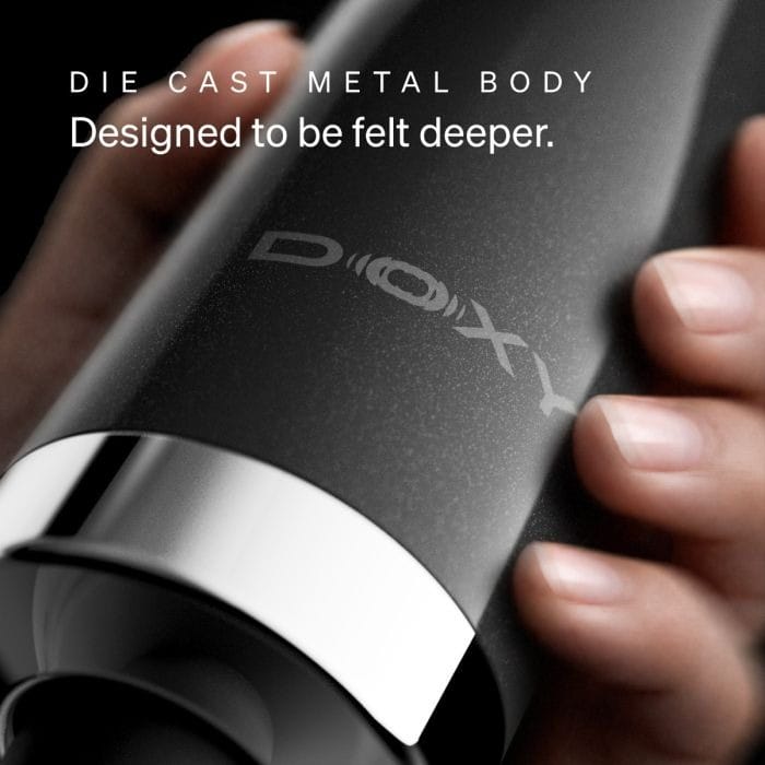Doxy 2.0 - Die Cast Max Powerful Plug‑In Massage Wand | Black Doxy - For Me To Love