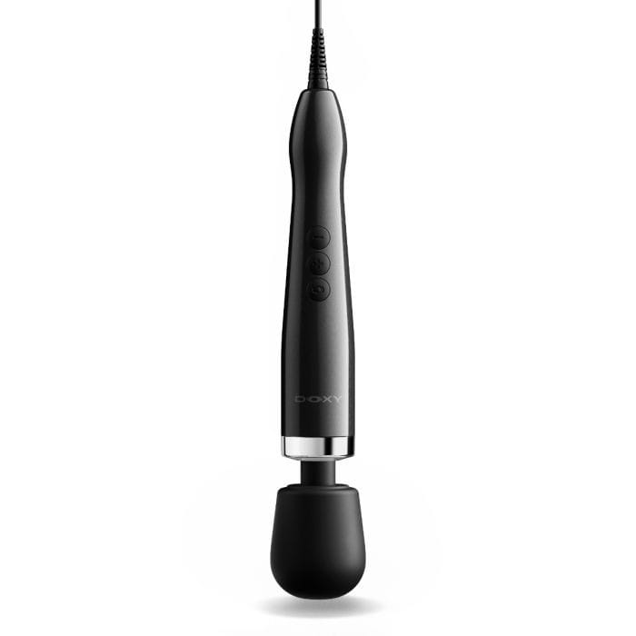 Doxy 2.0 - Die Cast Max Powerful Plug‑In Massage Wand | Black Doxy - For Me To Love