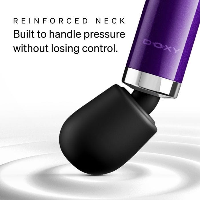Doxy 2.0 - Die Cast Max Powerful Plug‑In Massage Wand | Purple Doxy - For Me To Love