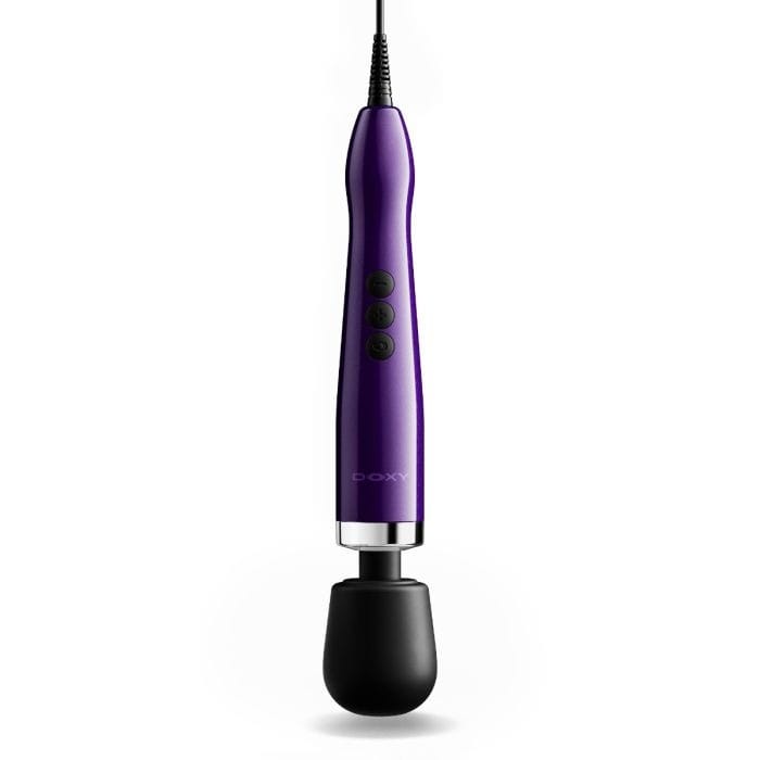 Doxy 2.0 - Die Cast Max Powerful Plug‑In Massage Wand | Purple Doxy - For Me To Love