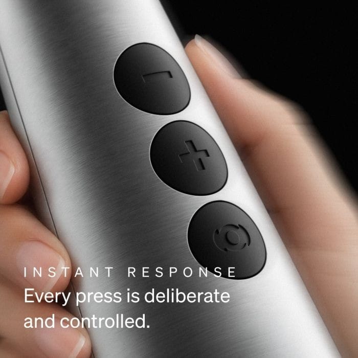 Doxy 2.0 - Die Cast Max Powerful Plug‑In Massage Wand | Silver Doxy - For Me To Love