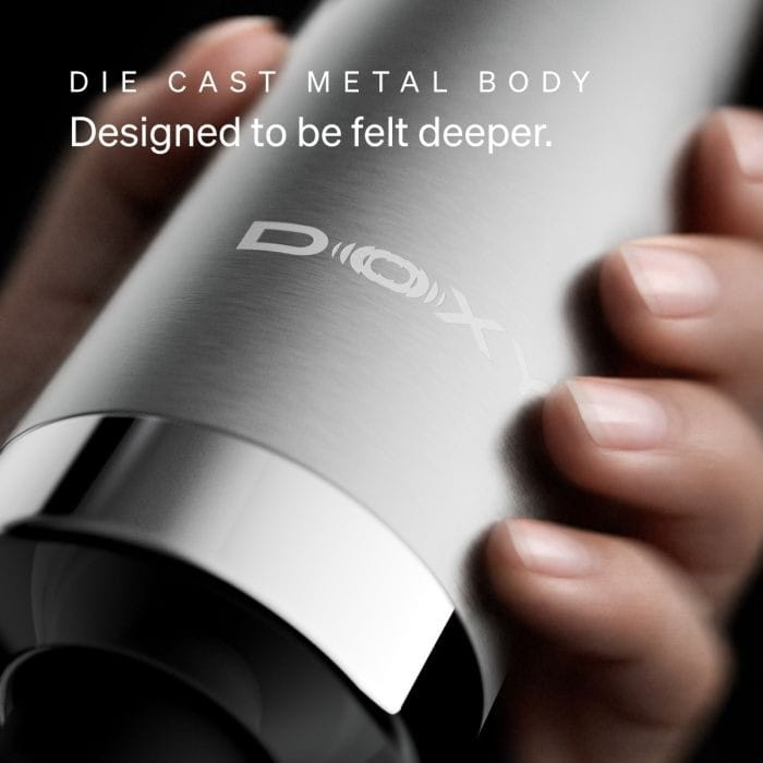 Doxy 2.0 - Die Cast Max Powerful Plug‑In Massage Wand | Silver Doxy - For Me To Love