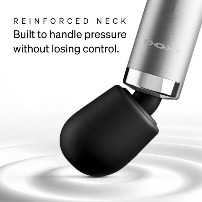 Doxy 2.0 - Die Cast Max Powerful Plug‑In Massage Wand | Silver Doxy - For Me To Love