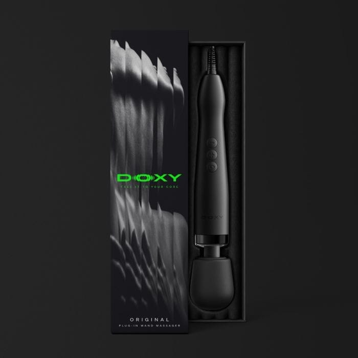 Doxy 2.0 - Original Plug-In Powerful Massage Wand | Black Doxy - For Me To Love