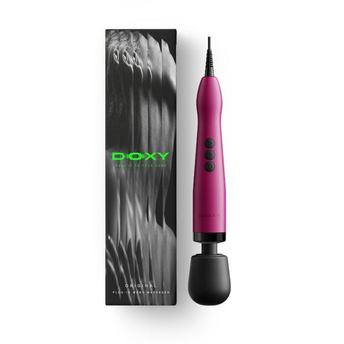 Doxy 2.0 - Original Plug-In Powerful Massage Wand | Pink Doxy - For Me To Love