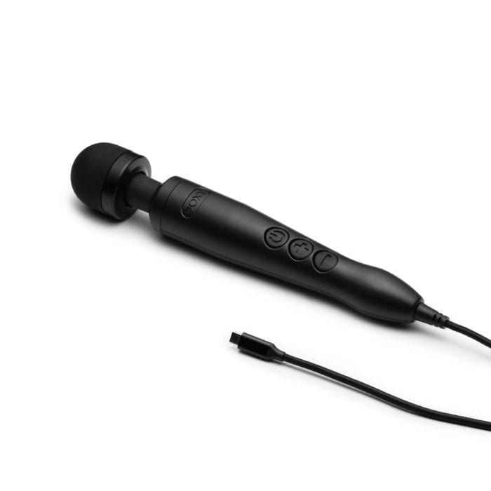 DOXY 3 USB-C - Powerful Plug-in Compact Massage Wand | Black or Turquoise Doxy - For Me To Love