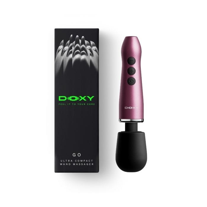 Doxy Go - Small and Powerful Travel Massage Wand | Pink Doxy - For Me To Love