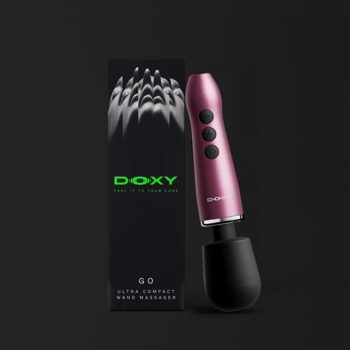 Doxy Go - Small and Powerful Travel Massage Wand | Pink Doxy - For Me To Love