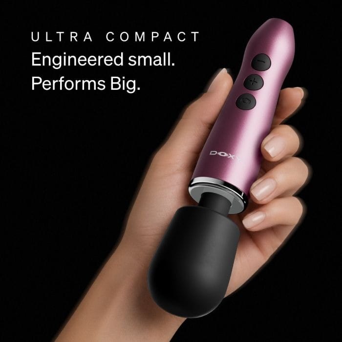 Doxy Go - Small and Powerful Travel Massage Wand | Pink Doxy - For Me To Love