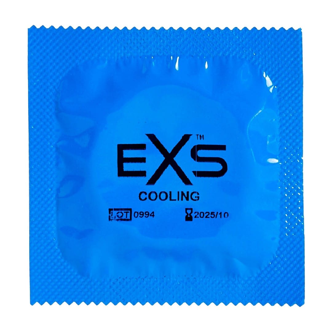 EXS - Cooling Condoms Natural Latex & Silicone Lubricated | 12 Pack EXS Condoms - For Me To Love