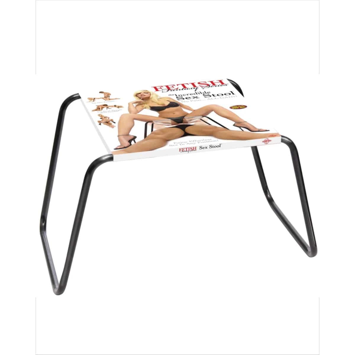 Fetish Fantasy Series - The Incredible Sex Stool | Clear/Black Fetish Fantasy Series - For Me To Love