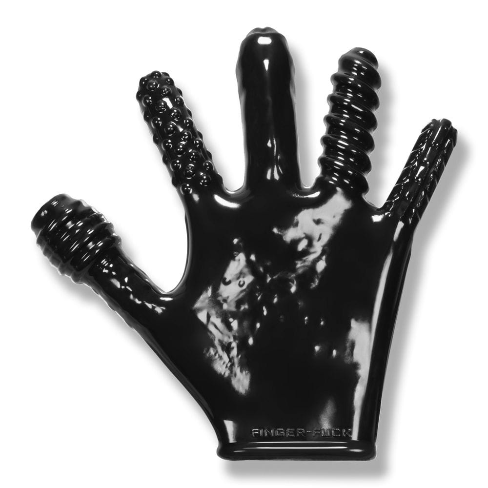 Finger Fuck Pleasure Glove - Black Oxballs - For Me To Love