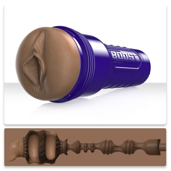 Fleshlight Boost - Bang Texture Medium Dark Flesh | Male Masturbator Fleshlight - For Me To Love