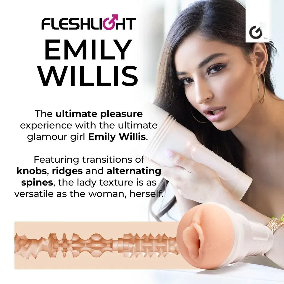 Fleshlight Girls - Emily Willis Squirt | Male Masturbator Fleshlight - For Me To Love