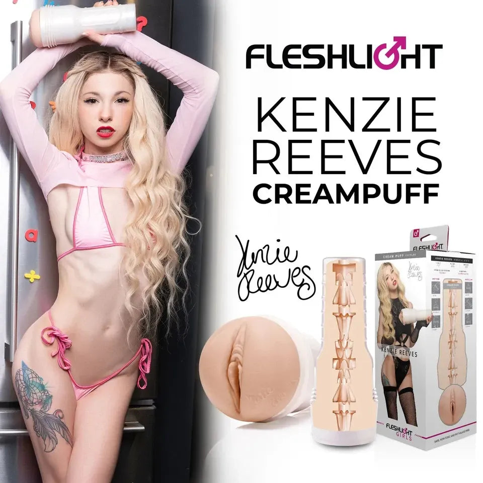 Fleshlight Girls - Kenzie Reeves Creampuff | Male Masturbator Fleshlight - For Me To Love