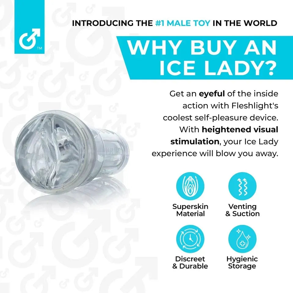 Fleshlight - Ice Lady Crystal | Male Masturbator Fleshlight - For Me To Love