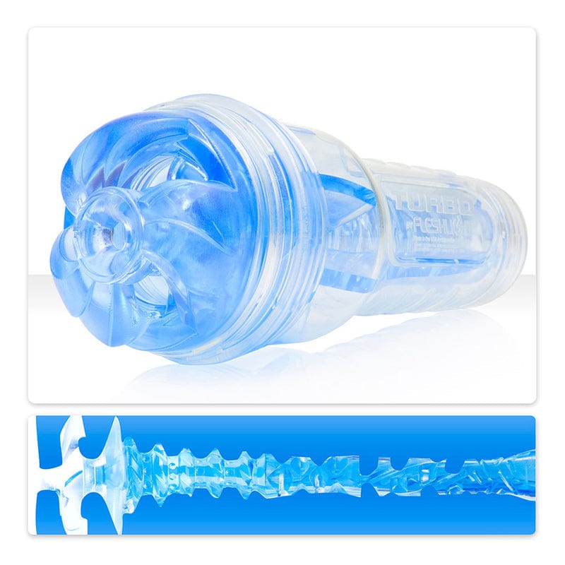 FLESHLIGHT TURBO - BLUE ICE TEXTURE THRUST Fleshlight - For Me To Love