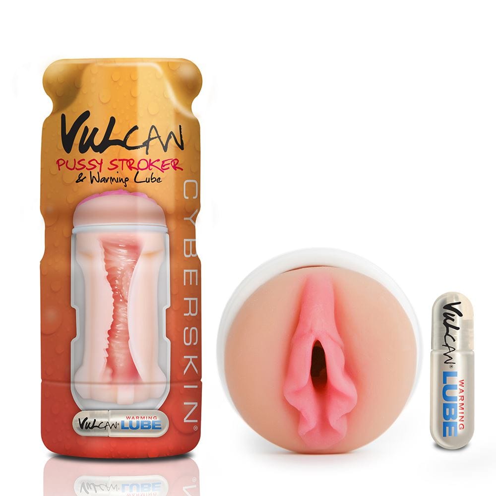 For Me To Love Cyber Skin - Vulcan Pussy Stroker w/Warming Lube - Cream