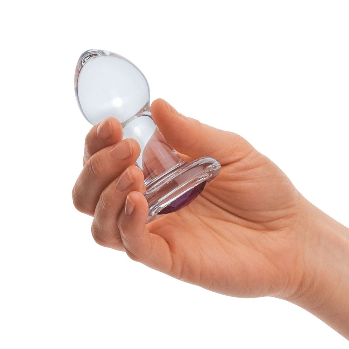 Glas -  Bling Bling Glass Butt Plug | 3.5 inches Glas - For Me To Love