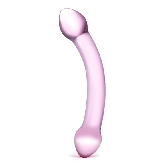 Glas Double Trouble Dildo Purple 7.25 inches Glas - For Me To Love