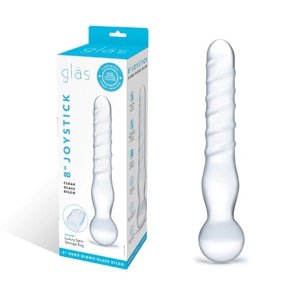 Glas - Joystick Dildo Clear | 8 inches Glas - For Me To Love