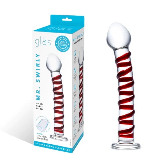 Glas - Mr Swirly G-Spot Dildo | 8 inches Glas - For Me To Love