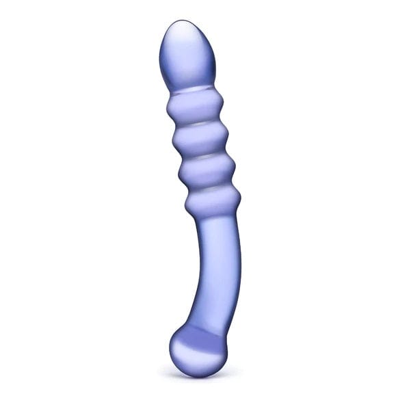 Glas - Purple Rain Ribbed Dildo | 9 inches Glas - For Me To Love