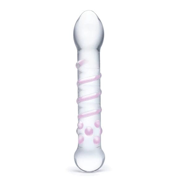 Glas - Spiral Staircase Full Tip Dildo Clear | 7.25 inches Glas - For Me To Love