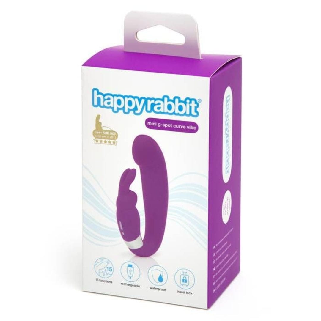 Happy Rabbit G-Spot Clitoral Curve Vibrator Happy Rabbit - For Me To Love