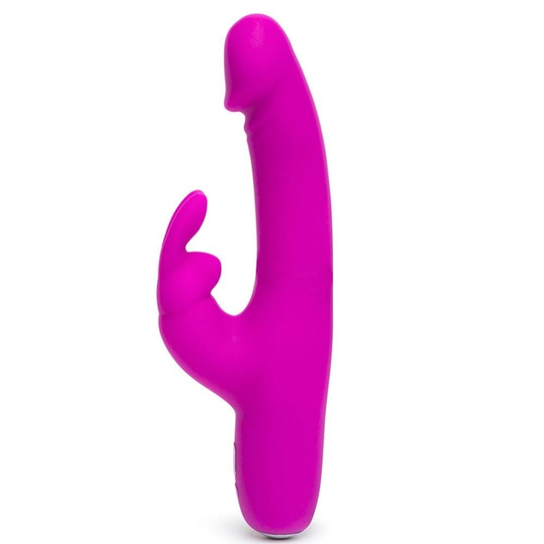 Happy Rabbit Slimline Realistic USB Rechargeable Rabbit Vibrator Purple | FOR ME TO LOVE