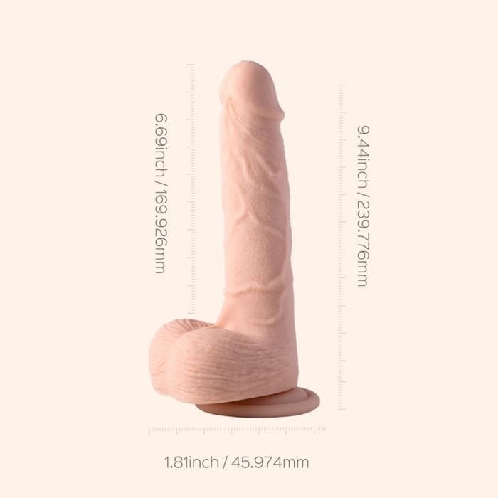 Honey Play Box – Kenzo – Big Realistic Thrusting Dildo (App Controlled) | 9.5 inches Honey Play Box - For Me To Love