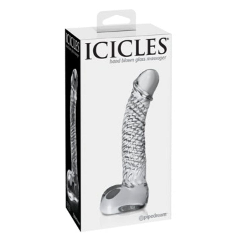 icicles Icicles twisted pleasure glass dildo 6.5 inch