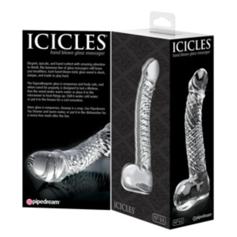 Icicles twisted pleasure glass dildo 6.5 inch icicles - For Me To Love