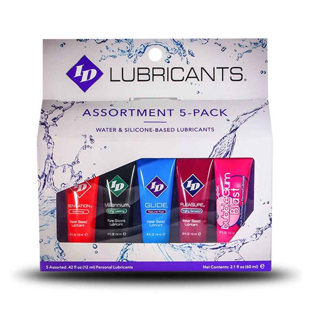 ID Lubricant ID Sampler 5pc Tube 12ml Assorted Gift Set