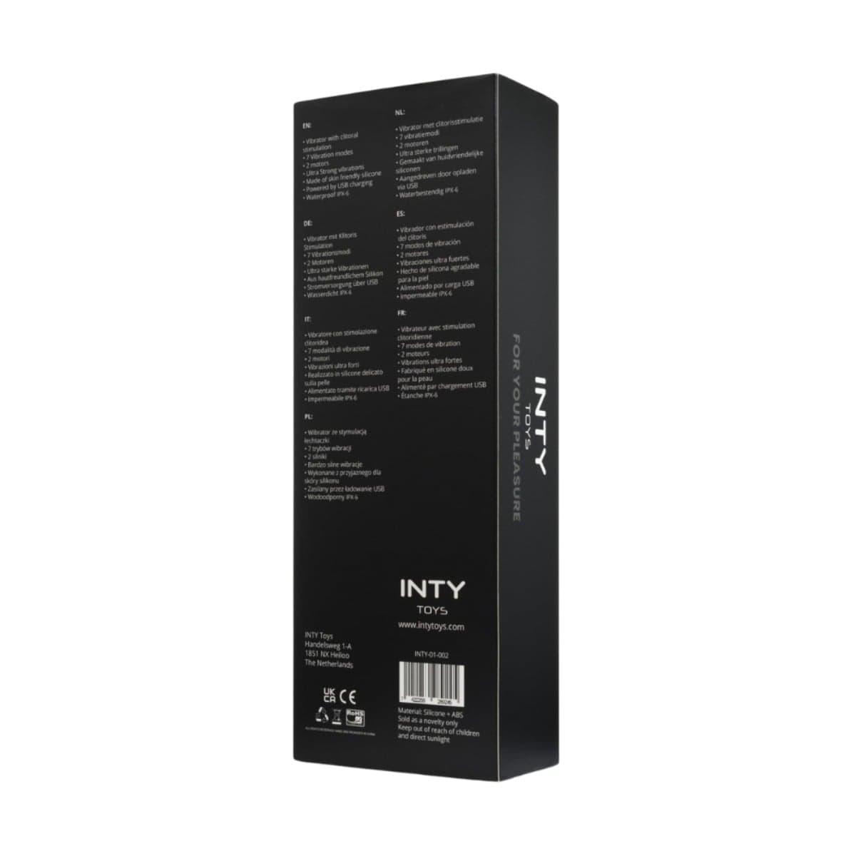 INTY Toys - Peak Multi-Function Rabbit Vibrator | USB Rechargeable INTY Toys - For Me To Love