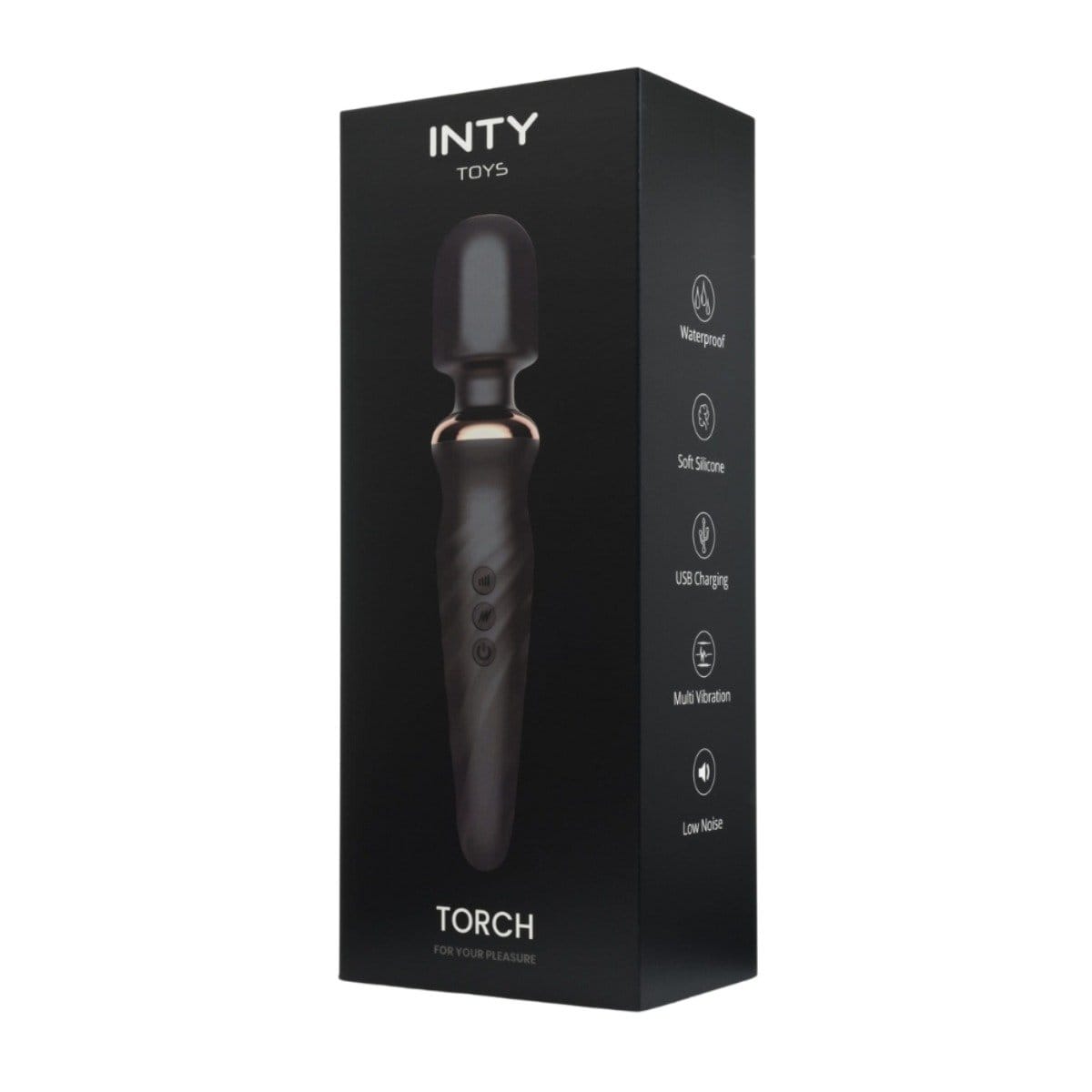 INTY Toys - Torch Massage Wand Vibrator | USB Rechargeable INTY Toys - For Me To Love