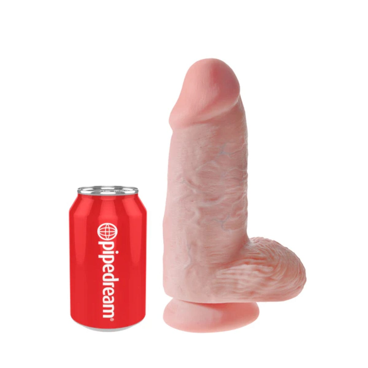 King Cock - Light Chubby Suction Cup Dildo | 9 inches King Cock - For Me To Love