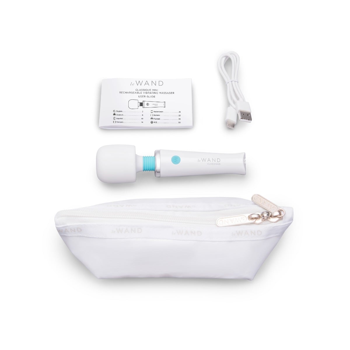 Le Wand - Classique Mini USB Rechargeable Vibrating Massager Wand Le Wand - For Me To Love