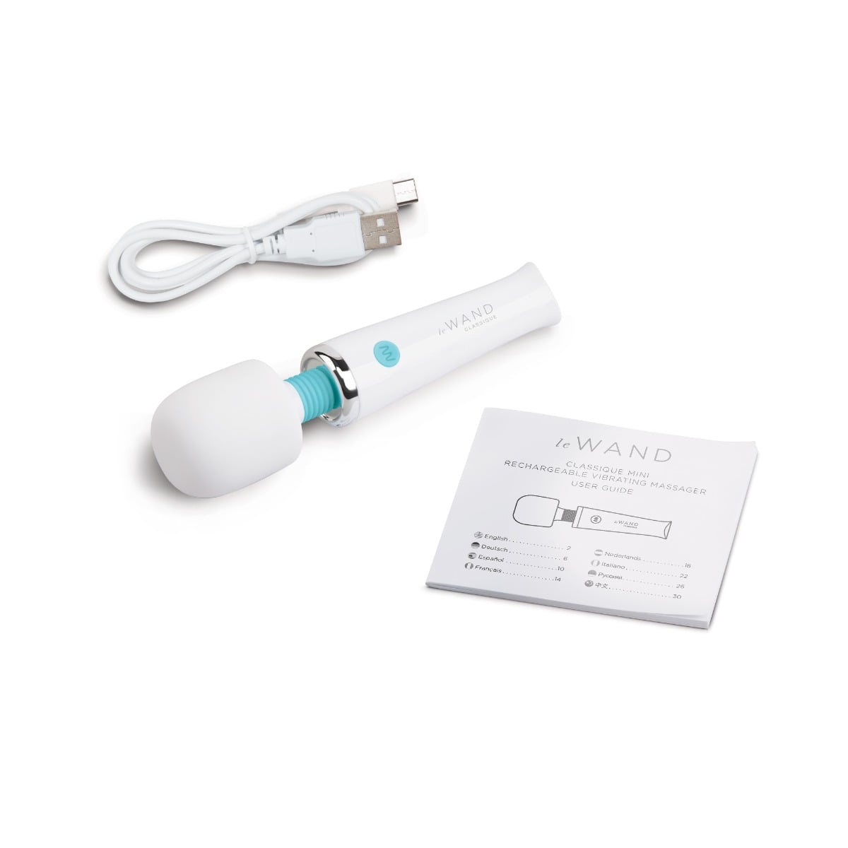 Le Wand - Classique Mini USB Rechargeable Vibrating Massager Wand Le Wand - For Me To Love