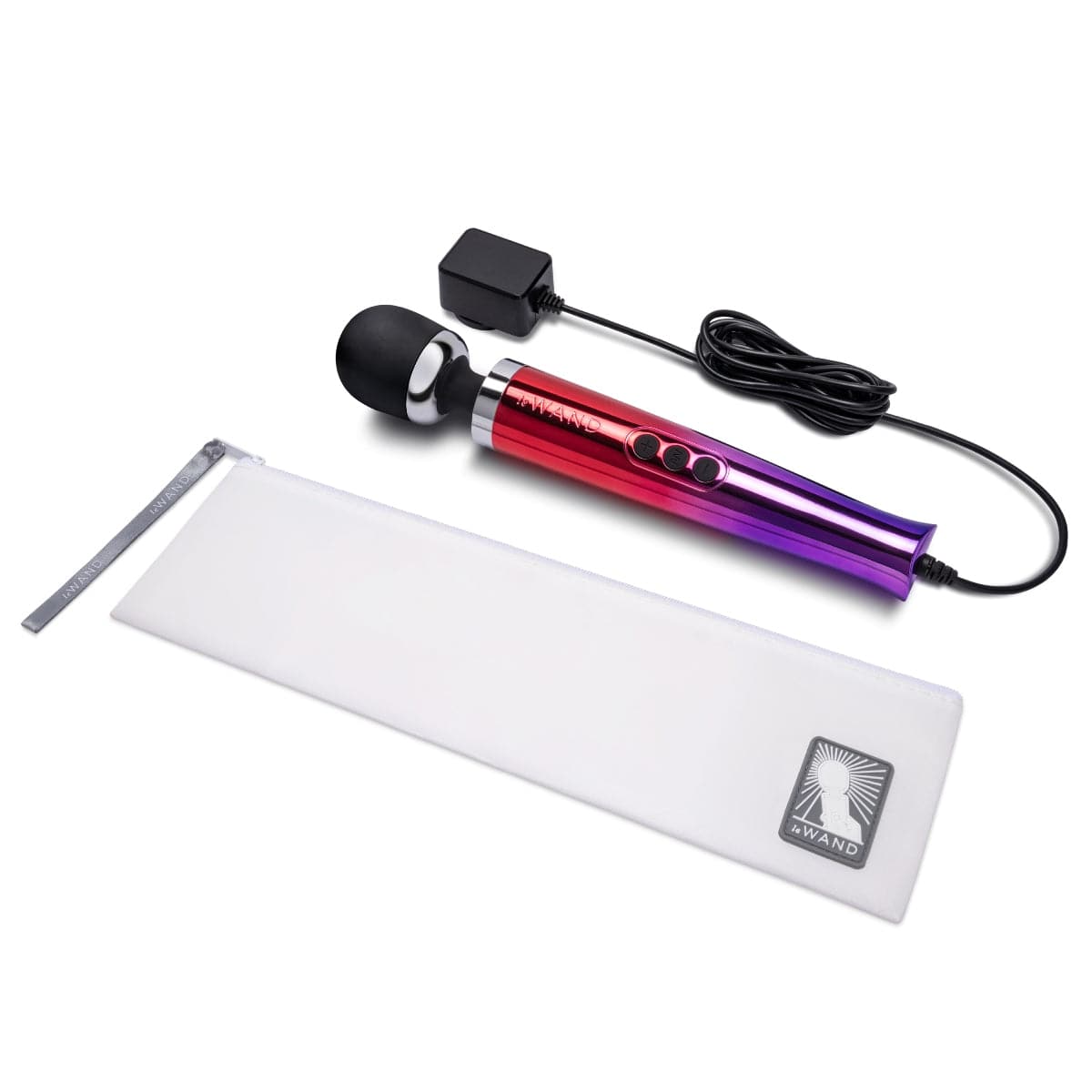 Le Wand Diecast Plug-In Vibrating Massager Wand - OMBRE le wand - For Me To Love