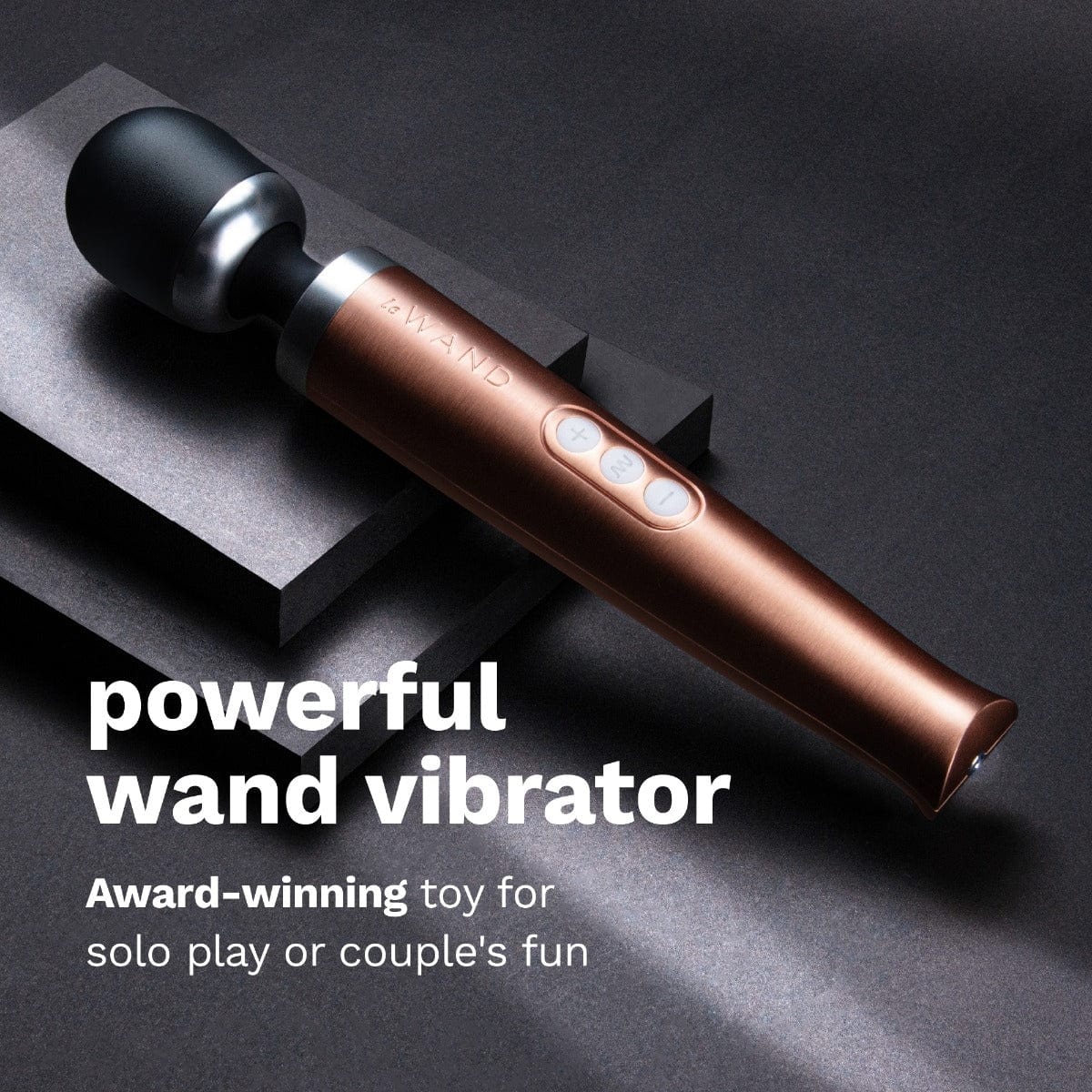 Le Wand - Diecast Rechargeable Vibrating Massager Wand - ROSE GOLD Le Wand - For Me To Love