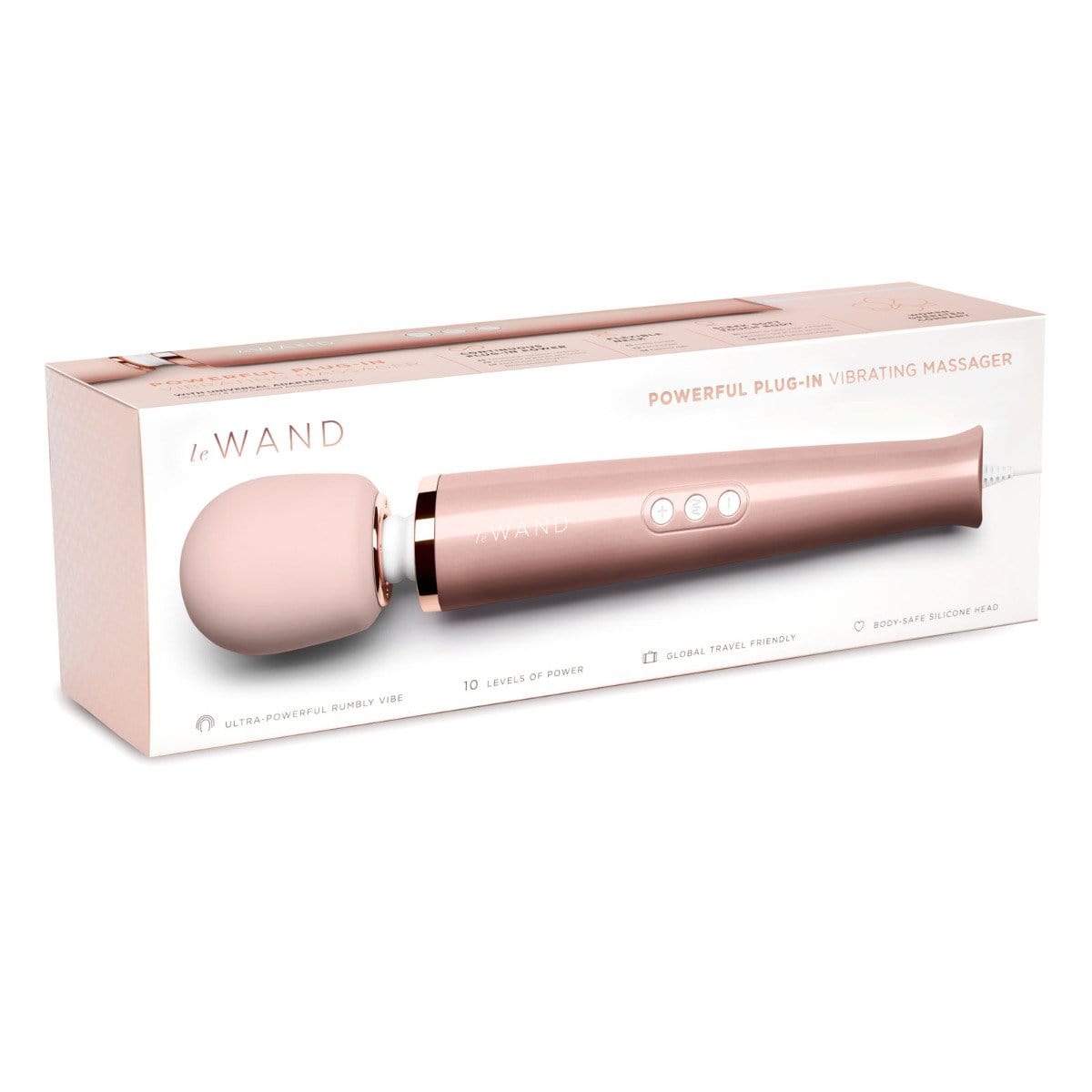 le wand Le Wand Plugin Massager Wand Rose Gold