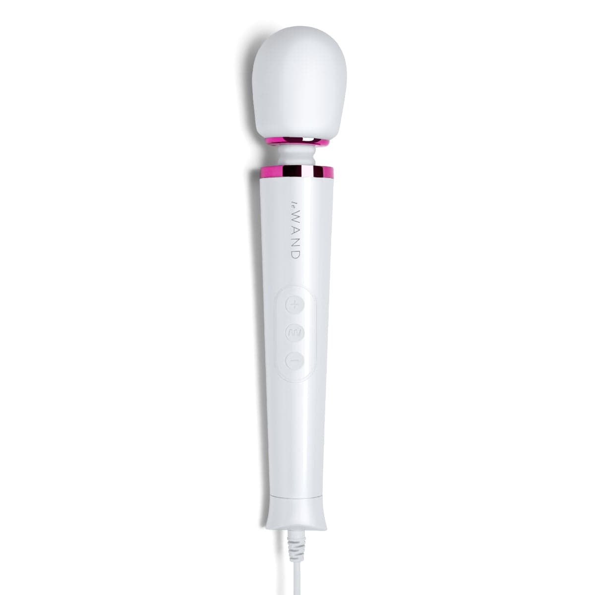 le wand Le Wand Powerful Petite Massage Wand Plug In - White/ Pink